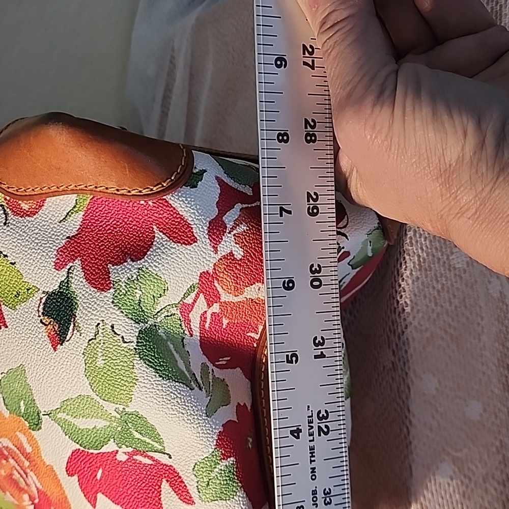 Dooney Red Flower Shoulder/Handbag - Picture 11 of 11